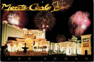 Monte Carlo Resort Casino Las Vegas NV Nevada Vintage Postcard F45