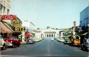 Postcard Business District in Oroville, California