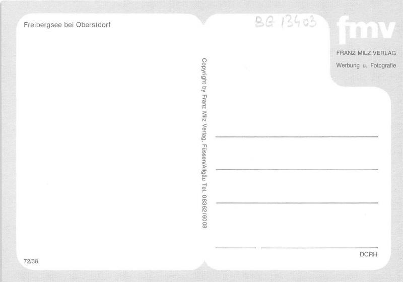 BG13403 freibergsee bei oberstdorf   germany