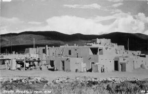 1950s South Pueblo Taos New Mexico RPPC Photo Postcard 3473