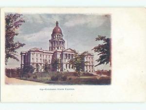 Unused Pre-1907 CAPITOL BUILDING Denver Colorado CO Q1567