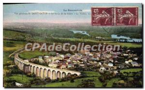 Old Postcard Saint Satur And The Banks Of The Loire Viaduct