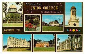 Postcard SCHOOL SCENE Schenectady New York NY AQ0911