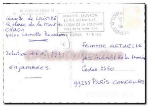 Postcard Modern Plane above Vouzon L and C