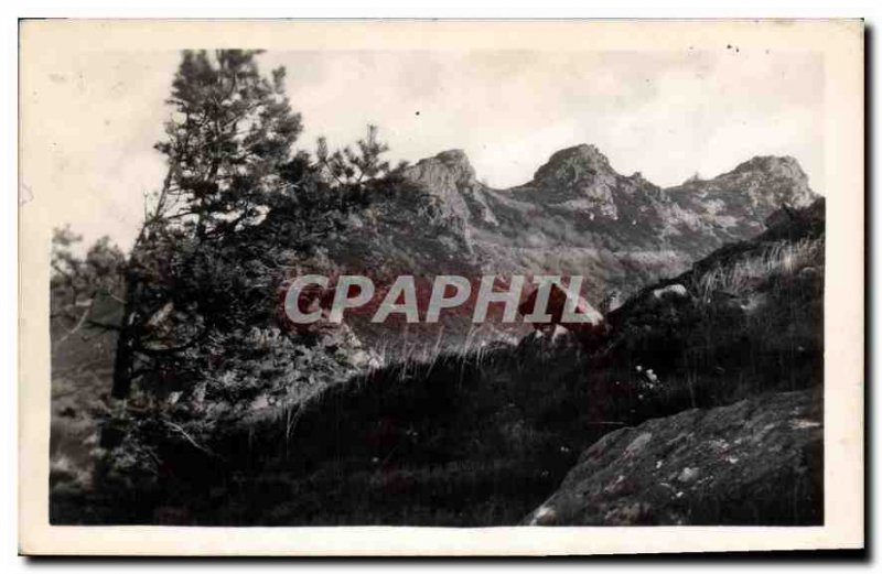 Old Postcard Mont Pilat Pic Three Teeth