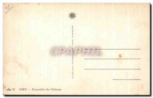 Old Postcard Gien Ensemble du Chateau