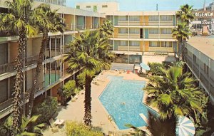 LA Airport Hacienda International Hotel Los Angeles California Postcard