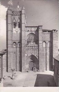 Spain Avila Fachada principal de la Catedral