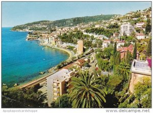 France Villefranche-sur-Mer Vue generale et le Mont Boron