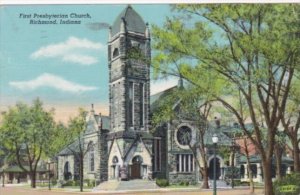 Church First Presbyterian Church Richmond Indiana 1951 Curteich