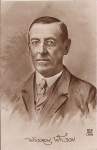 Woodrow Wilson President United States 1912 Vintage RPPC C194