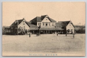 Japan Sendai Station Railroad  Japanese Railway Postcard AA2