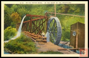 An Old Water Wheel, In the Heart of the Mountains