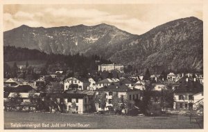 Austria Salzkammergur Bad Jschl mit Hotel Bauer vintage postcard