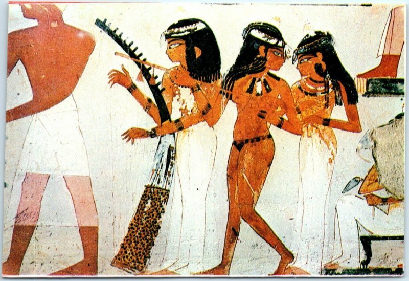 Mural painting in the Tomb of Nakht - Tombs of the Nobles - Luxor, Egypt