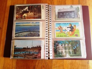 180 Vintage Post Cards in Post Card Album #2