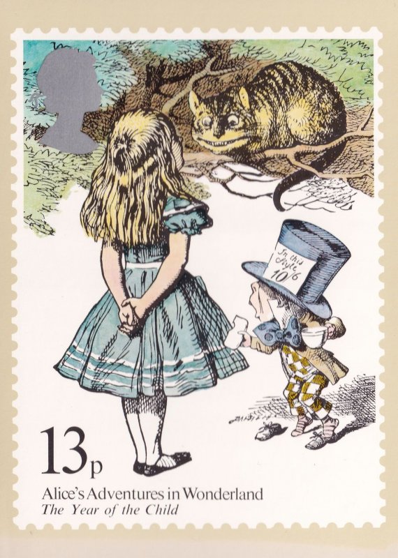 Alice's Adventures In Wonderland Book Limited Edition PHQ Postcard