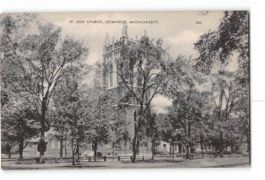 Leominster Massachusetts MA Vintage Postcard St. Leos Church