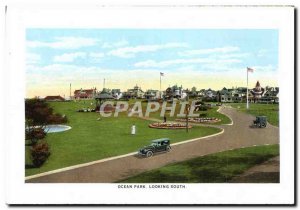 Postcard Old Steamer Uncatena Steamer Wharf Islander At Ocean Park Looking South