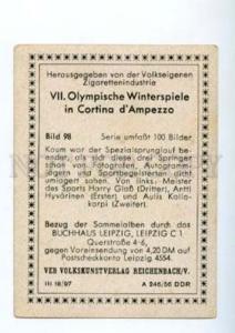 166965 VII Olympic i jumpers CIGARETTE card