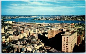 Postcard - Aerial view of downtown New Orleans, Louisiana