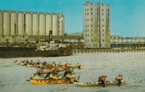Carnaval de Quebec, Canada, 1950-60s ; Ice Canoe Race