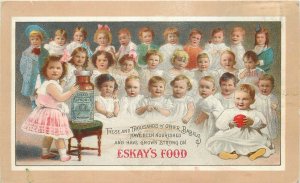 Postcard C-1910 Advertising Eskay's Food Smiling children 23-6726
