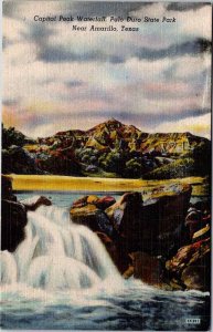 Postcard WATER SCENE Amarillo Texas TX AK7449