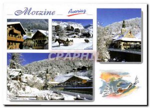 Modern Postcard Les Portes du Soleil Morzine Haute Savoie