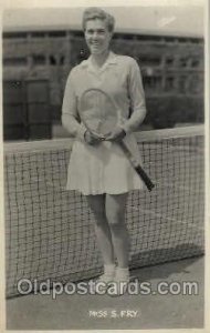 Miss S Fry Tennis Unused 