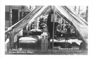 Tent - Green Mountain Camp, Vermont VT  