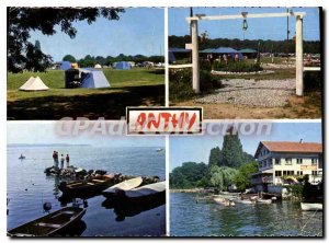 Postcard Modern Anthy Haute Savoie and Lake Leman