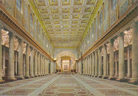 Italy Roma Rome Basilica di San Maria Maggiore Interno