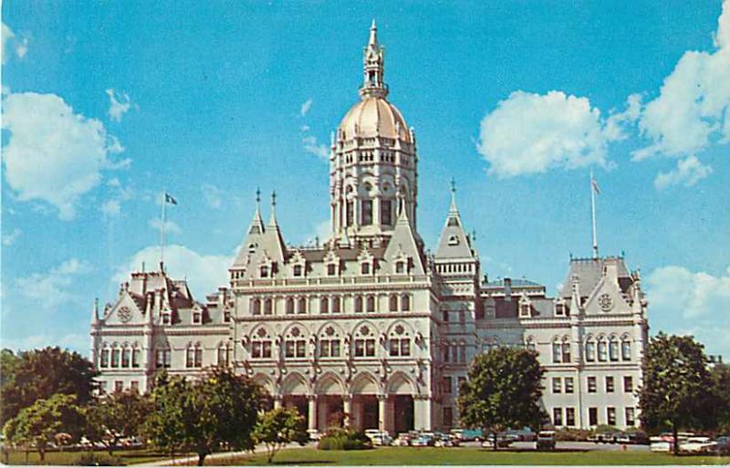 The State Capitol at Hartford Connecticut CT Postcard