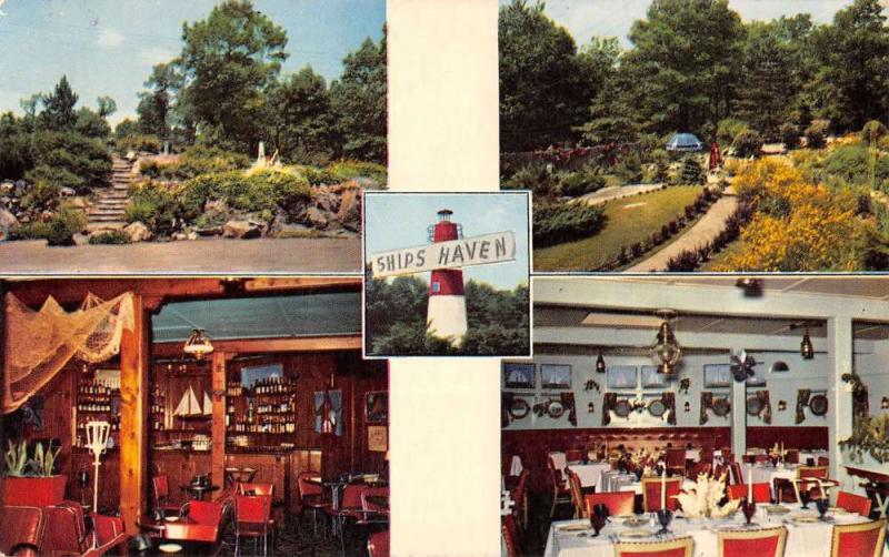 Lynnfield Massachusetts Ships Haven Light House Vintage Postcard K38262