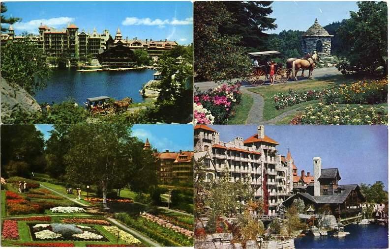 (8 cards) Mohonk Lake Mountain House Resort & Grounds Ulster County NY New York