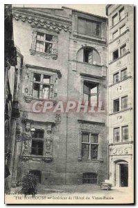 Postcard Old Toulouse Interior of the Hotel du Vieux Raisin