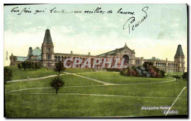 Old London Postcard Alexandra Palace