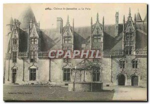 Old Postcard Chateau de Josselin Well