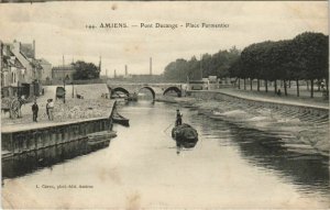 CPA AMIENS Pont Ducange Place Parmentier (18348)