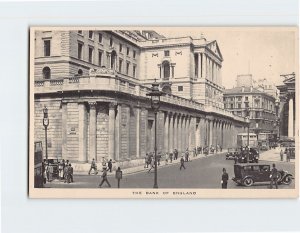 Postcard The Bank Of England London England