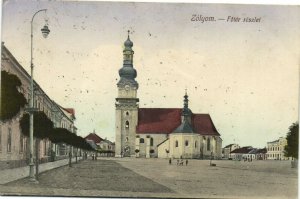 PC CPA SLOVAKIA, ZVOLEN, ZÓLYOM, MAIN SQUARE, Vintage Postcard (b27457)