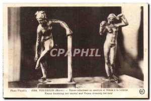 Morocco Volubilis Postcard Old Venus tying his sandal and Venus al toilet
