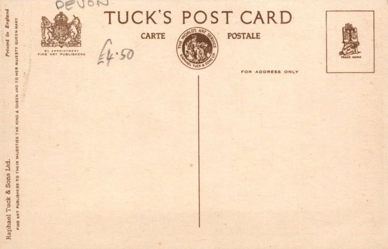 Devon Postcard - The Village, Littleham SW1899