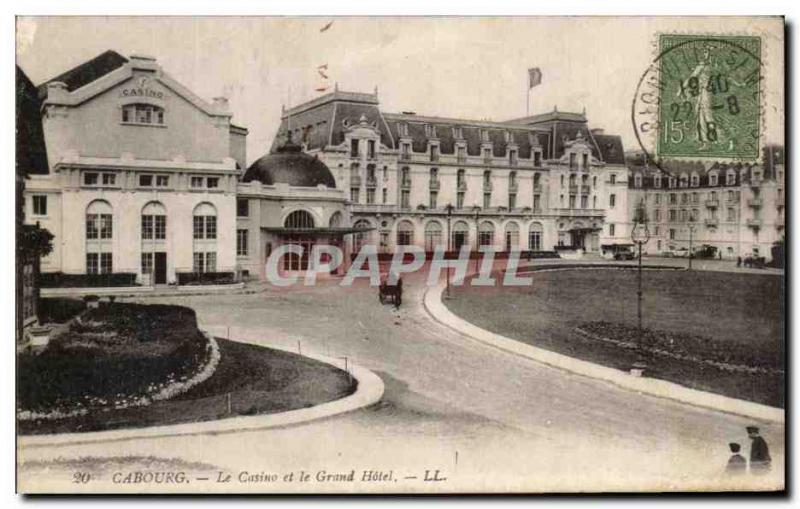 Old Postcard Cabourg Casino and Hotel