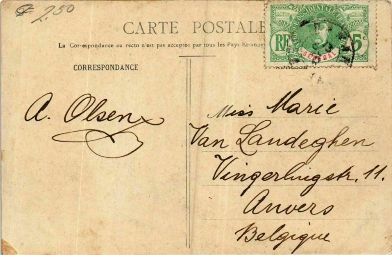 CPA AK Fortier 2101 Dakar- Le Marche SENEGAL (812209)