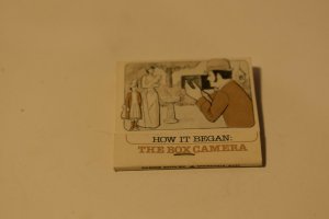 How It Began: The Box Camera 30 Strike Matchbook