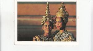 BF26897 bankok danseuse thailand suthat thpwaram temple  front/back image