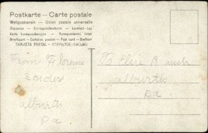 Large Letter Alphabet Series Cherbus S Clapsaddle? c1910 Postcard