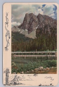 Emerald Lake, Mount Burgess, Yoho National Park BC, 1959 Carnival Slogan Cancel